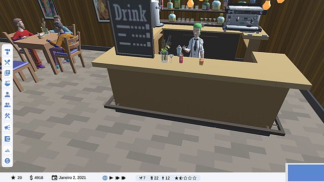 SIM Chef: Restaurant management