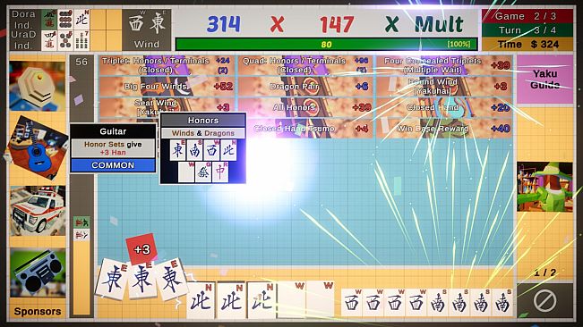 Showdown! Mahjong Tutorial Included