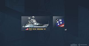 World of Warships — West Virginia '41 Pack