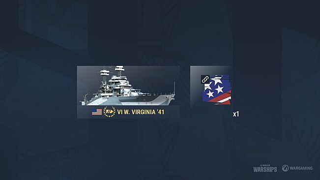 World of Warships — West Virginia '41 Pack