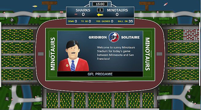 Gridiron Solitaire