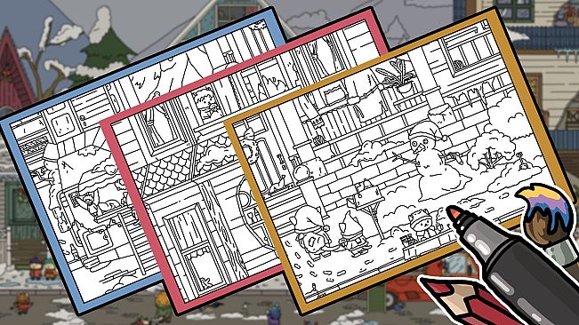 FIND ALL: Christmas 2025  - Coloring Book