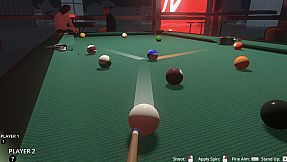 Friends Play Pool