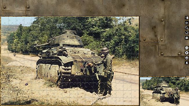 Pixel Puzzles WW2 Jigsaw - Pack: French Tanks
