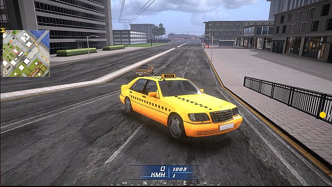 Taxi Simulator in City