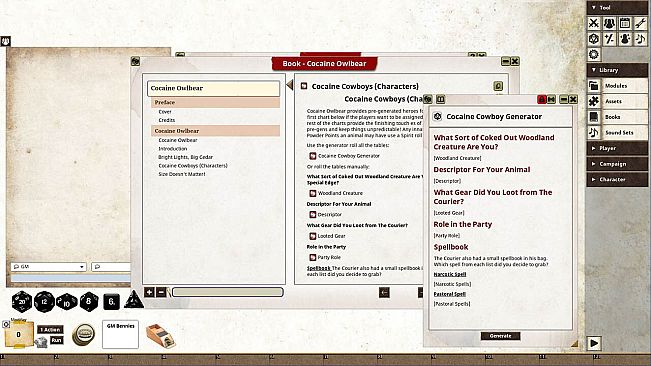Fantasy Grounds - COCAINE OWLBEAR A Savage Worlds Adventure