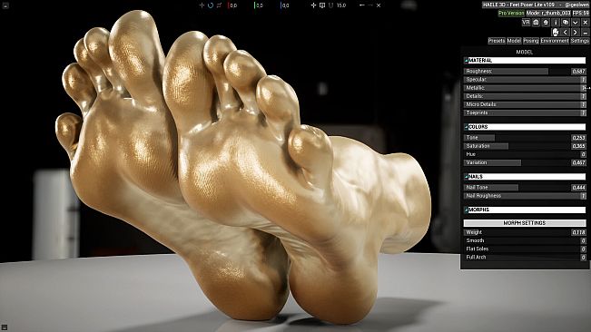 HAELE 3D - Feet Poses Lite - Drawing References