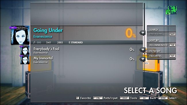 Rocksmith 2014 Edition – Remastered – Evanescence - “Going Under”