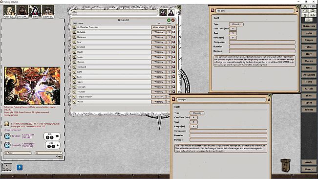 Fantasy Grounds - Advanced Fighting Fantasy 2E Ruleset