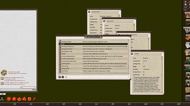 Fantasy Grounds - Elemental Spells (Castles & Crusades)