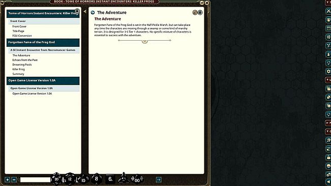 Fantasy Grounds - Tome of Horrors Instant Encounters: Killer Frogs (5E)