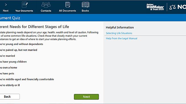 Quicken WillMaker & Trust 2020