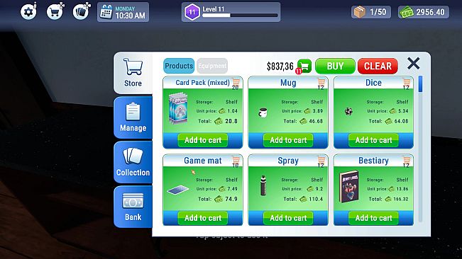 Card Collector Trading Shop