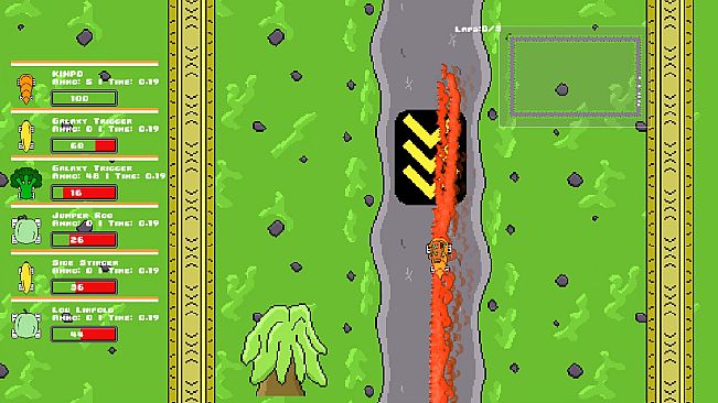 Veg out Crew 2D Racer