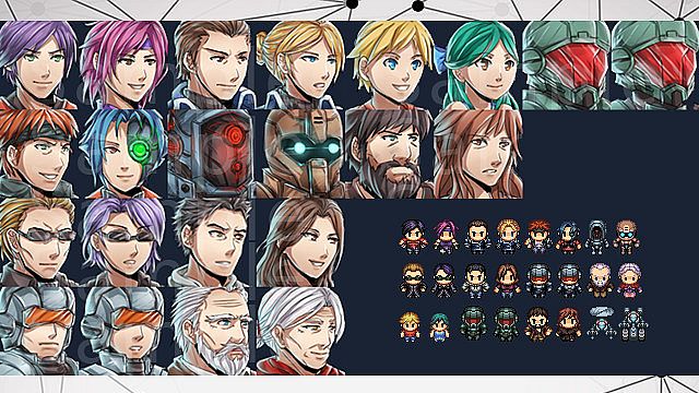 RPG Maker VX Ace - Futuristic Characters Pack