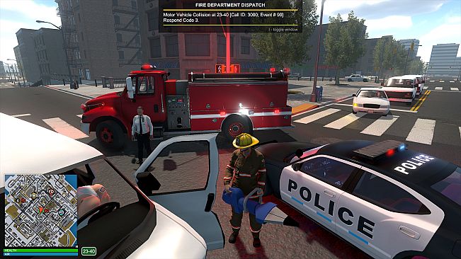 Flashing Lights - Police, Firefighting, Emergency Services (EMS) Simulator