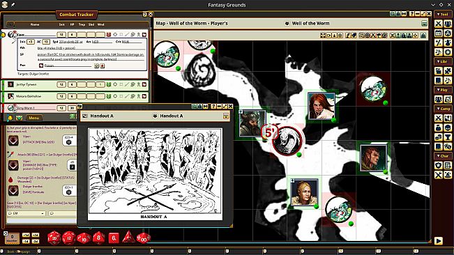 Fantasy Grounds - Dungeon Crawl Classics #76.5: Well of the Worm
