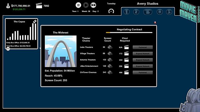 Movie Maven: A Tycoon Game