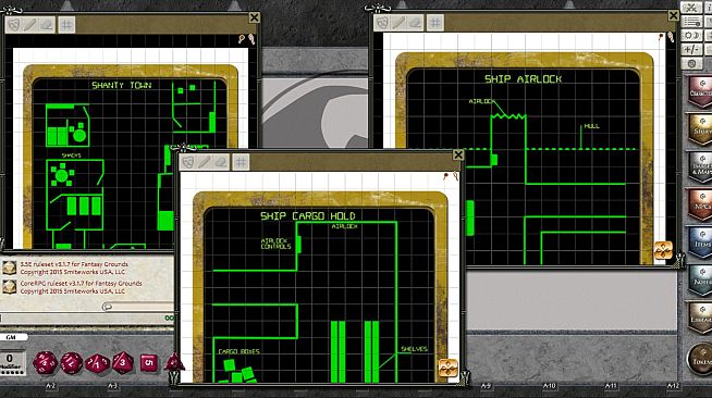 Fantasy Grounds - Sci-fi Themed Maps