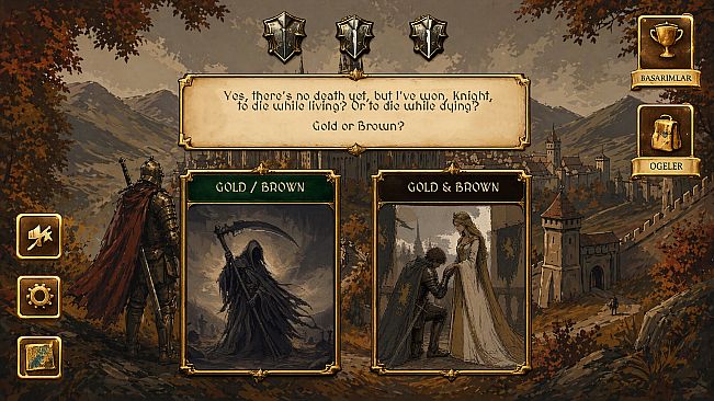 Gold & Brown