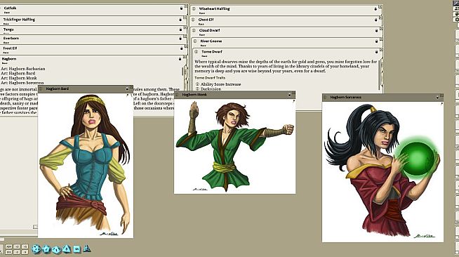 Fantasy Grounds - Book of Heroic Races: Player Races 1 (5E)