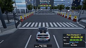 1980s & 90s Style - Retro Track Car Racer