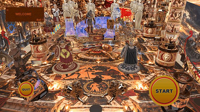 Pinball Pirate Fantasy Gladiators
