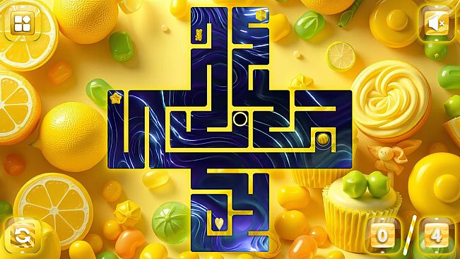 Sweetie Candy Maze: Yellow Lemon