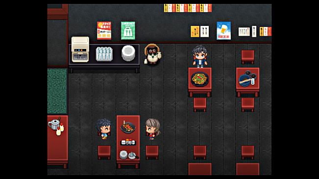 RPG Maker MZ - SERIALGAMES LivingGoodCity TILESET Japanese Restaurant SET