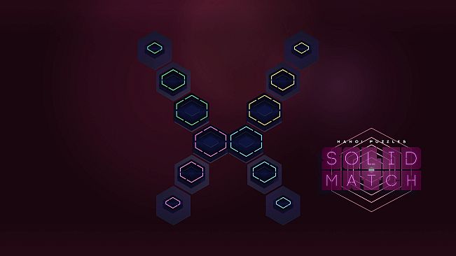 Hanoi Puzzles: Solid Match - Wallpapers