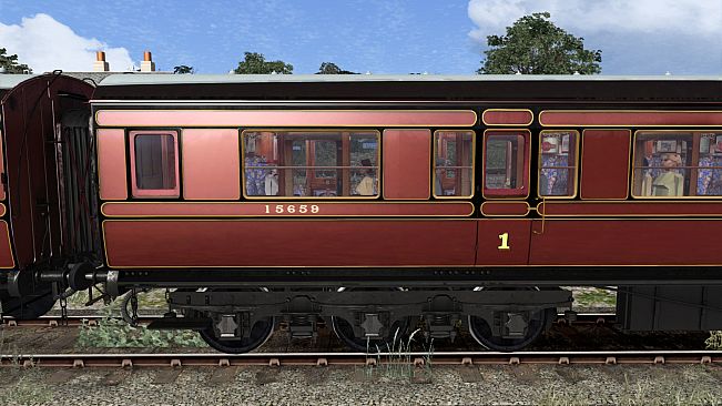 TS Marketplace: Caledonian Railway 65ft Grampian LMS Period 1 Coach Pack