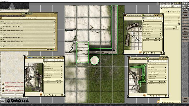 Fantasy Grounds - Pathfinder RPG - GameMastery Map Pack: Ruins