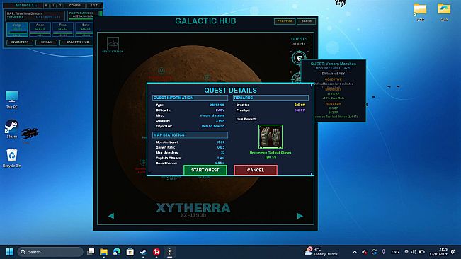 MARINE.EXE - Desktop RPG