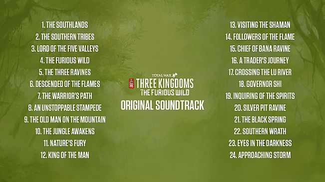Total War: THREE KINGDOMS – The Furious Wild Original Soundtrack