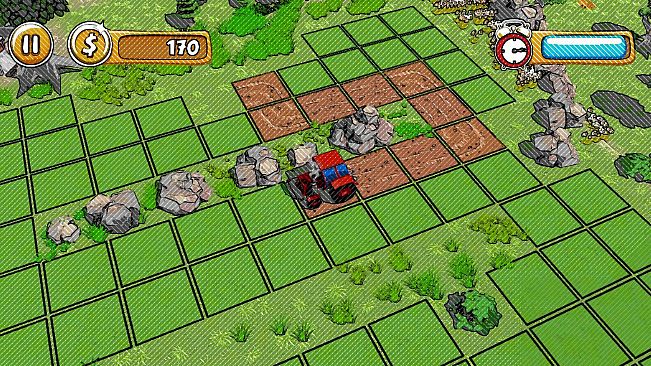 Puzzle Plowing A Field