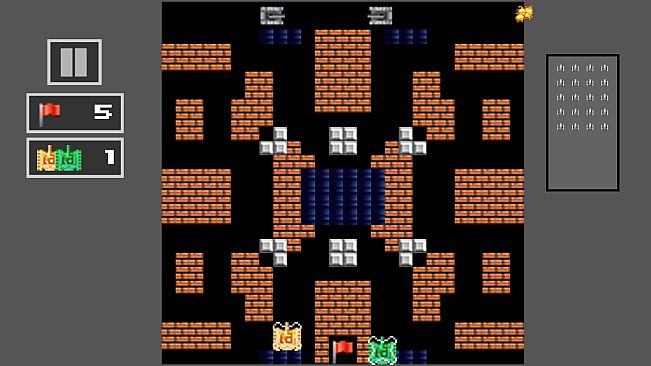 Tank Shoot 2D - Battle to save City Flag