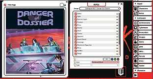 Fantasy Grounds - Cyberpunk RED - Danger Gal Dossier