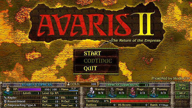 Avaris 2: The Return of the Empress