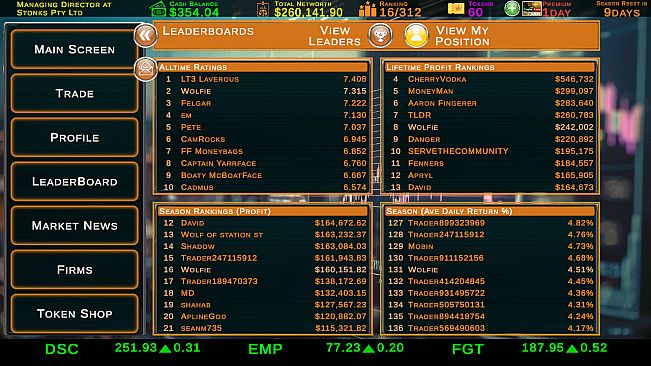 Stock Market Tycoon: Challenge