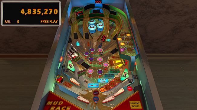 Malzbie's Pinball Collection - Mud Race Table