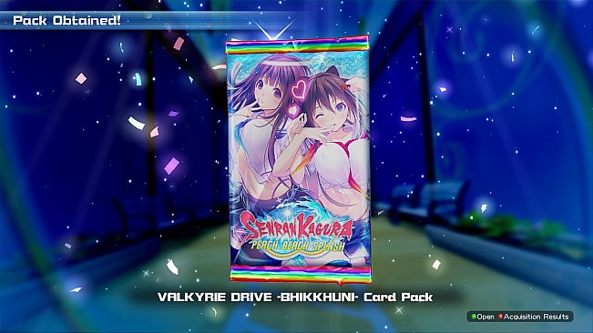 SENRAN KAGURA Peach Beach Splash - VALKYRIE DRIVE -BHIKKHUNI- Card Pack