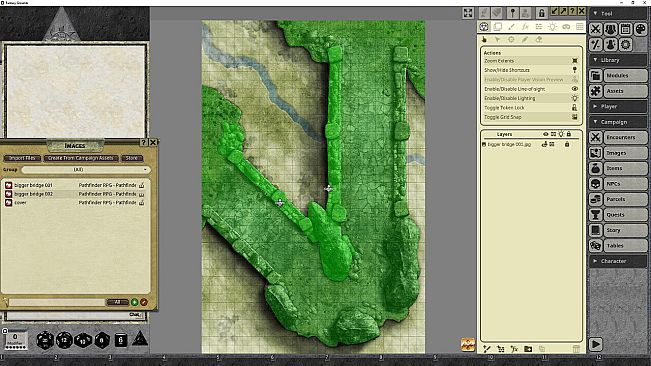 Fantasy Grounds - Pathfinder RPG - Pathfinder Flip-Mat - Bigger Bridge