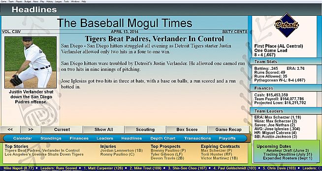 Baseball Mogul 2015
