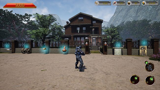 Gunshots in the barren hills