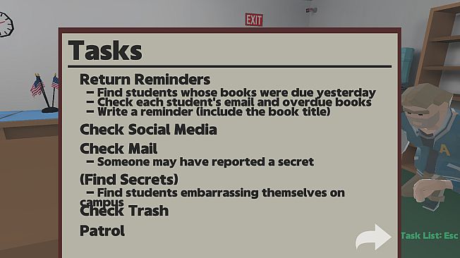 Library Police Simulator