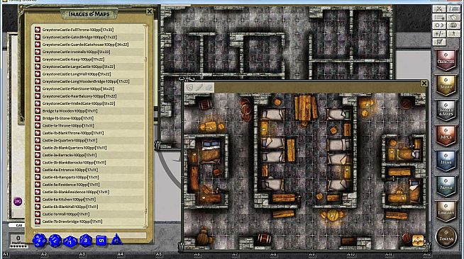 Fantasy Grounds - Maps: Graystone Castle