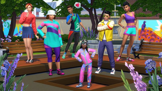 The Sims 4 Throwback Fit Kit