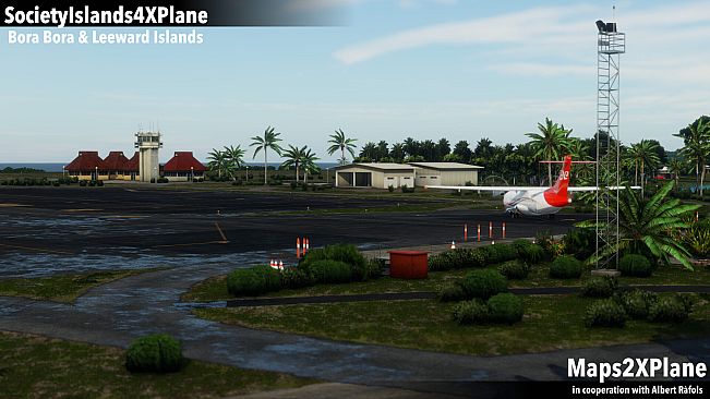 X-Plane 12 Add-on: Aerosoft - Society Islands XP - Bora Bora & Leeward Islands