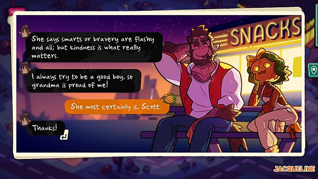 Monster Roadtrip Playable character - Jacqueline