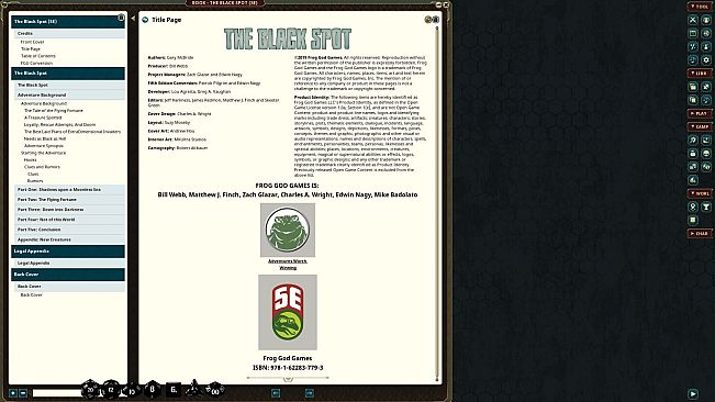 Fantasy Grounds - The Black Spot